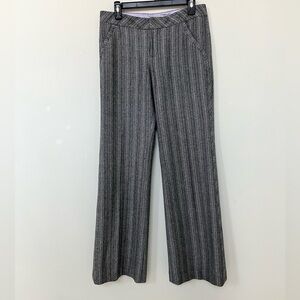 Banana Republic ~ Wool Blend ~ Fully Lined ~ Slacks ~ Gray Herringbone ~ Size 4
